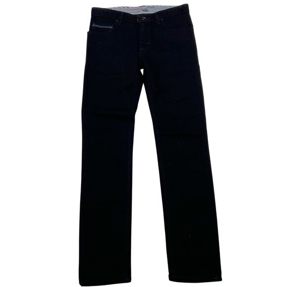 Vans Off The Wall Jeans Custom Made For You V76 Skinny Fit 26x27 Black Low Rise - Picture 1 of 10